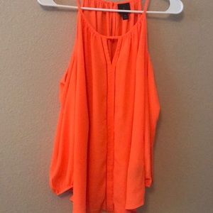 Orange Worthington Blouse